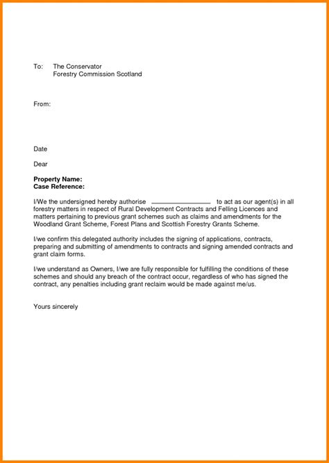 authorized signatory letter template business format