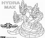 Invizimals Hydra Shadow Zone Max sketch template