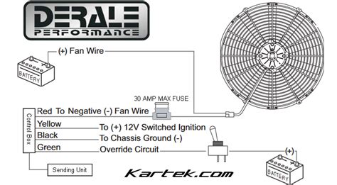 derale  adjustable   degree electric fan controller   npt pipe thread sensor