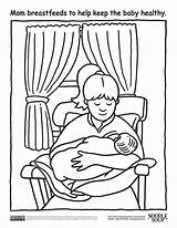 Breastfeeding Coloring Pages Drawing Resources Newfoundland Getcolorings Getdrawings sketch template