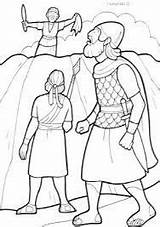 Saul Spares Sketchite Hides Clues Kindergottesdienst Altes Testament Bastelarbeiten König Rey sketch template
