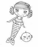 Coloring Pages Lalaloopsy Mermaid Printable Dolls Dirty Harry Dog Colouring Color Drawing Doll Print Grateful Dead Bear Kids Does Rag sketch template