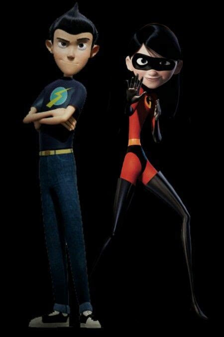 Wilbur And Violet Disney And Dreamworks Violet Parr