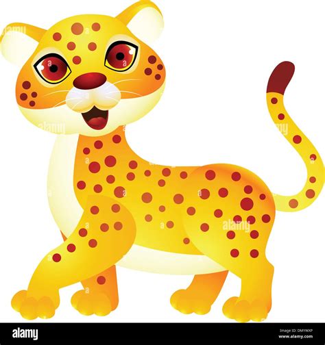 funny cheetah cartoon  res stock photography  images alamy