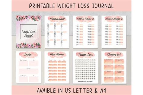 paper calendars planners weight loss planner insert weight loss