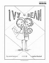 Ivy Bean Coloring Book Superfuncoloring Pages Fun Super Characters Sheets Template Credit Larger sketch template