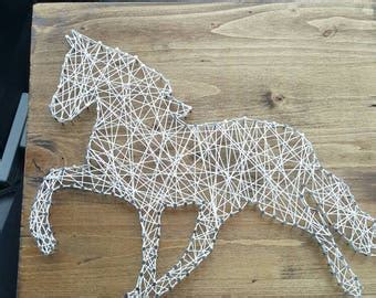horse string art