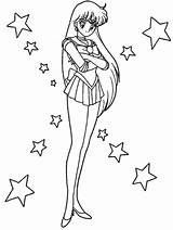 Sailor Coloring Mars Pages Moon Printable Mercury Sheets Kids Colouring Crystal Related Saturn Anime Library Item Rei Hino Popular Coloringhome sketch template