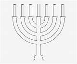 Menorah Coloring Book Candles Simple Cylinder Nicepng sketch template