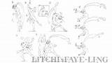 Blazblue Faye Litchi Ling sketch template
