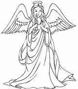 Coloring Pages Angel Christmas Kids Printable Sheets Print Adult Para Candle Natal Anjos Salvo Book sketch template