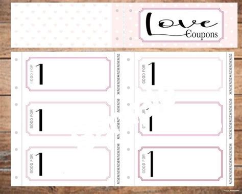 love coupon book printable you fill in the blanks editable etsy
