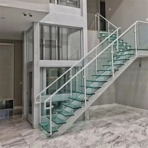 Stainless Steel And Glass Ss Glass Panel Stair Railing Rs 500