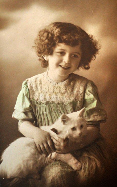 vintage cats and people vintage cat fancy cats cat people