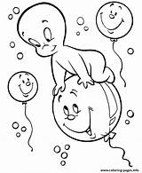 Casper Coloring Pages Halloween Ghost Print Fun Printable Little Kids Sheets Tattoo Friendly Cartoon Activity Color Ballon Colorless Sitting Lovely sketch template