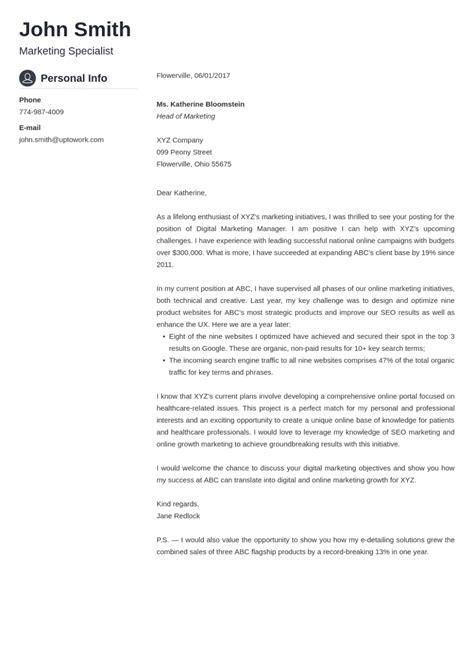 cover letter templates   job build  professional cover