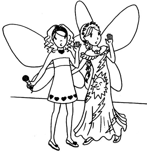 coloring pages rainbow magic