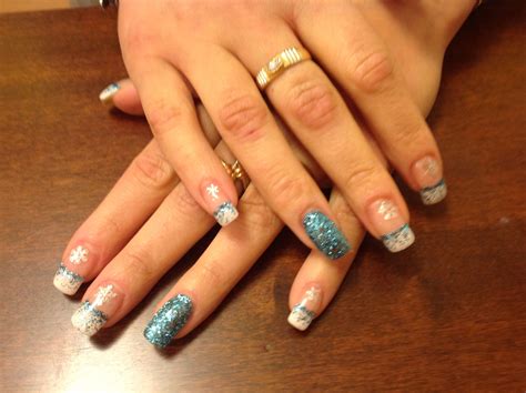 effetto neve nails beauty snow finger nails ongles beauty