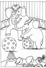 Circus Coloring Pages Animals sketch template