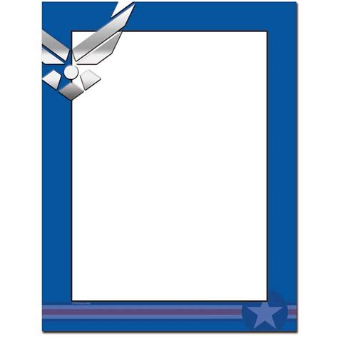 air force letterhead  stationery paper usaf letterhead