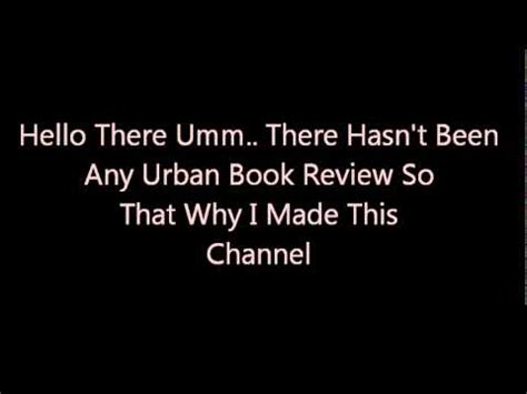 urban book intro youtube