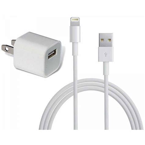 apple iphone  charger wall adapter lightning  usb cable  iphones ipads