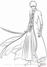 Ichigo Hollow Kurosaki sketch template