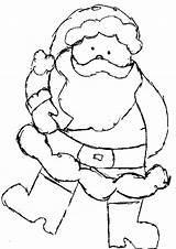 Santa Claus Jolly Christmas Coloring sketch template