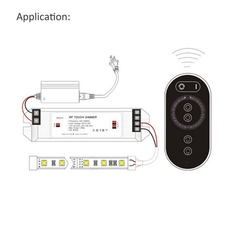 dcv  led dimmer max    channels rf touch dimmer