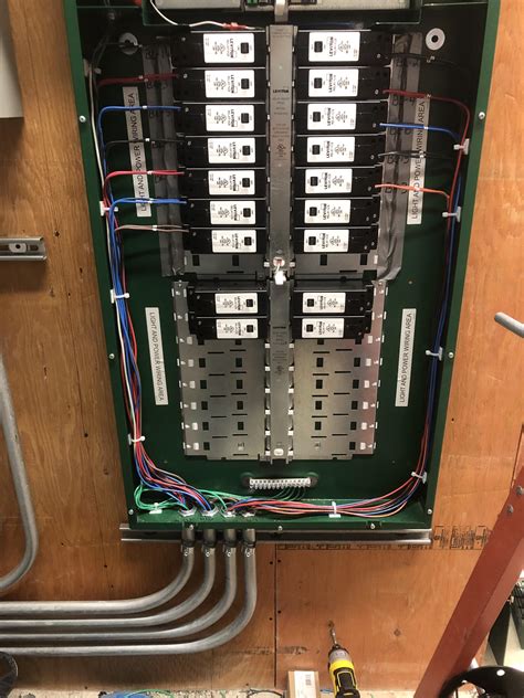 landed  lighting control relay panel relectricians