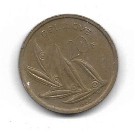 belgium  coin belgian francs belcie belgium ebay