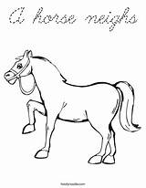 Coloring Horse Neighs Cursive Favorites Login Add sketch template