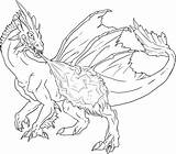 Coloring Dragon Pages Fire Popular sketch template