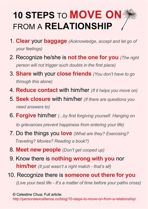 10 steps to move on from a relationship i think i m ready clean slate in 2013 hmm