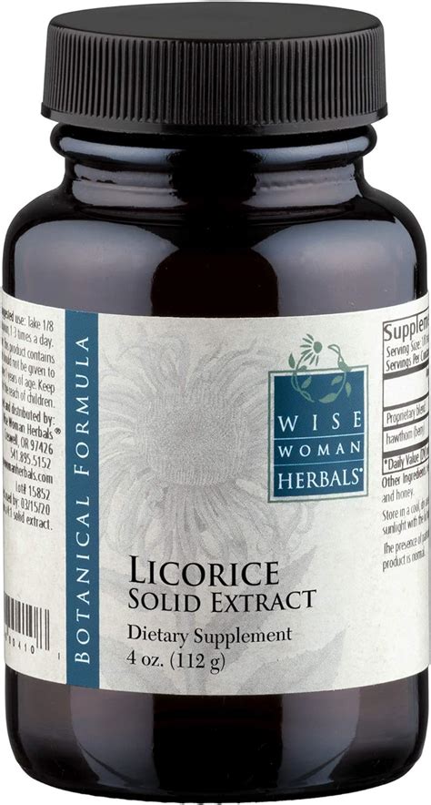 Licorice Solid Extract 4oz Brand Wise Woman Amazon Ca Health