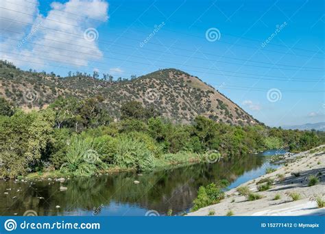 urban river landscape los angeles california usa stock photo image