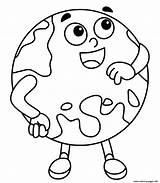 Earth Coloring Pages Happy Printable sketch template