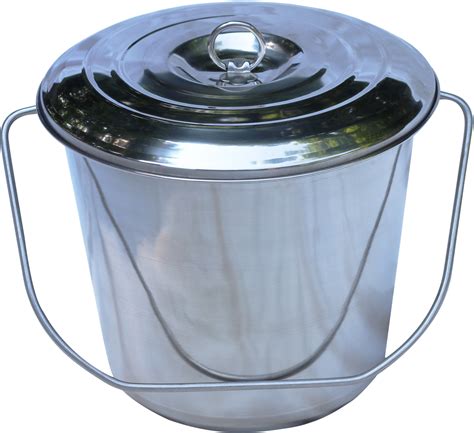 stainless steel milk pail bucket  lid handle walmartcom