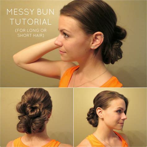 messy bun ideas   kinds  occasions