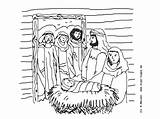 Josef Kindergottesdienst Hirten Krippe Kigo Tipps Ausmalbild Bildmaterial Coloring Anregungen Weihnachts sketch template