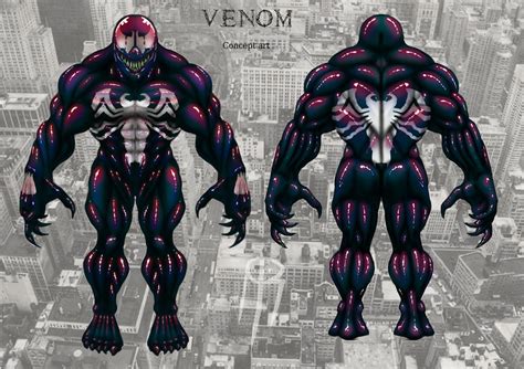 venom concept art  jelsin  deviantart