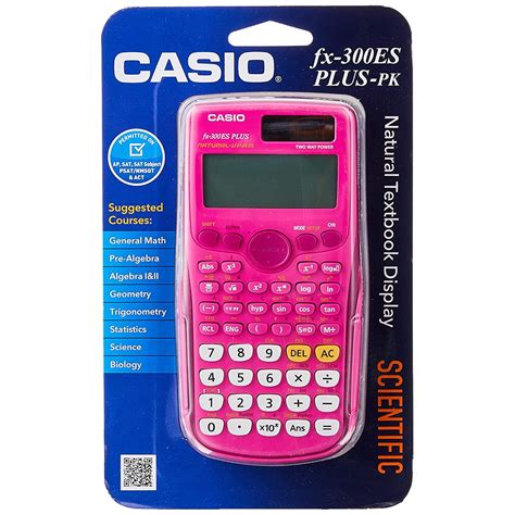 casio fx es  scientific calculator pink walmartcom walmartcom