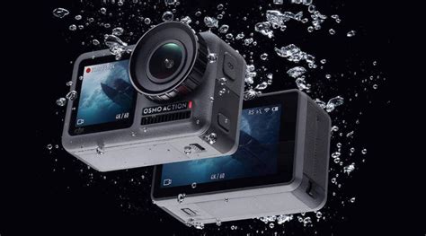 dji osmo action waterproof action camera  dual displays  rocksteady eis announced