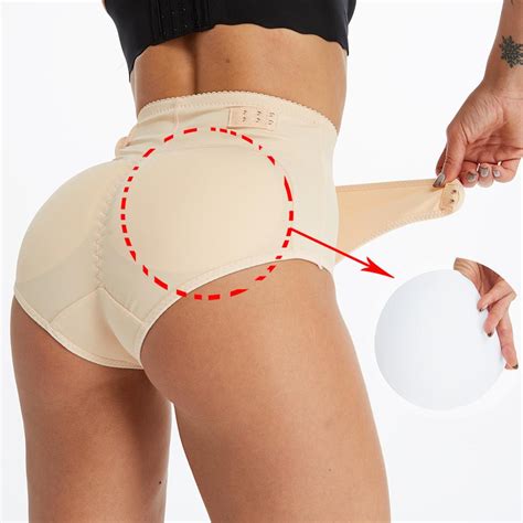 butt lifter hip pads shapewear women control pants buttock modeling