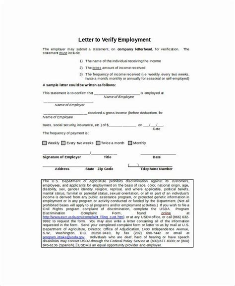 employed income verification letter   employment