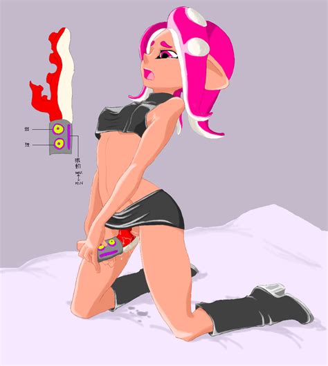 rule 34 agent 8 splatoon anal anal sex boots cephalopod clothed clothing dildo double