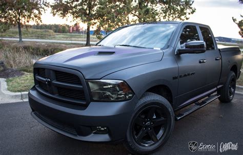 matte deep black ram  side wm