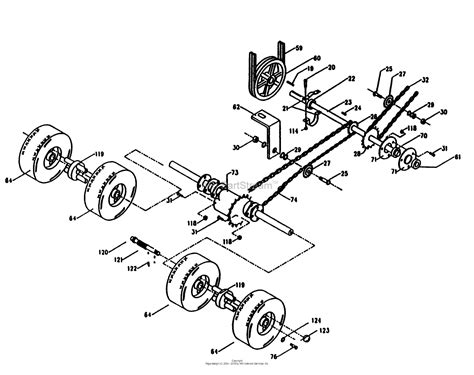 bunton bobcat ryan xra  core aerator parts diagram  xra part