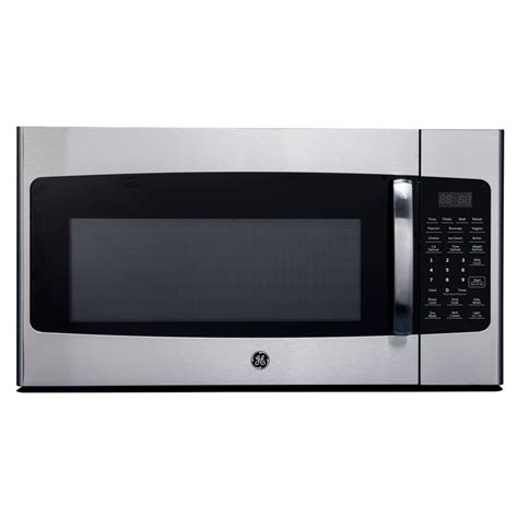 Ge 1 6 Cu Ft Over The Range Microwave Oven In Stainless Steel The