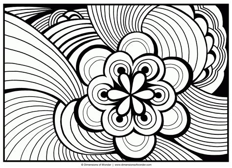 printable hard coloring pages  adults coloring home